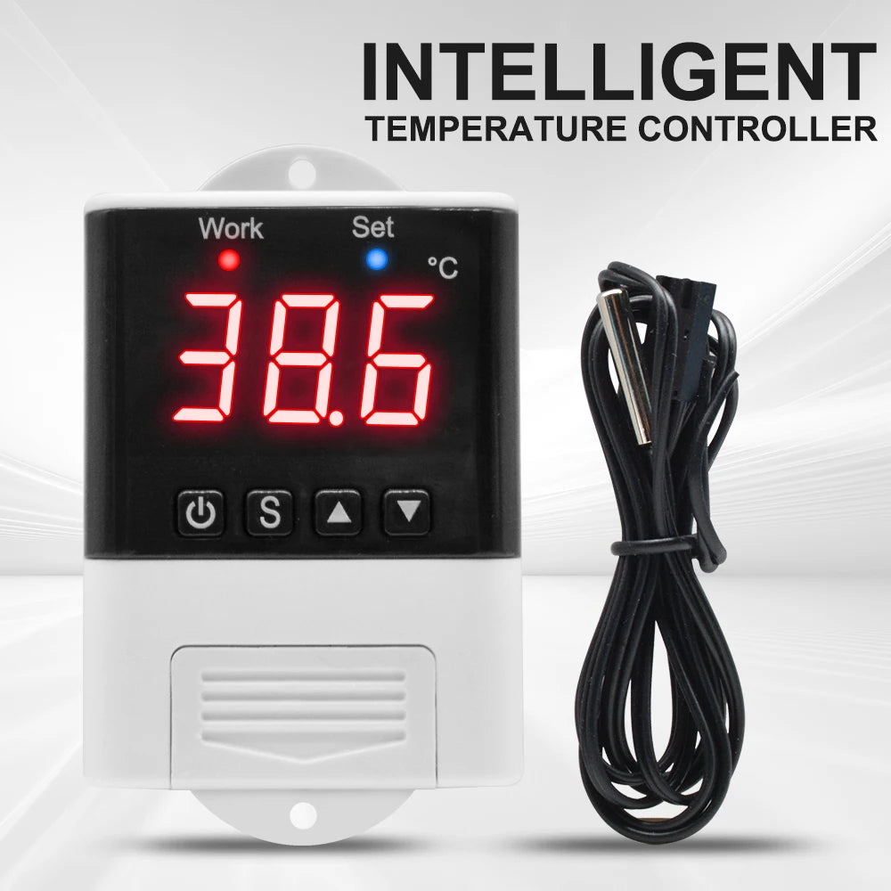 Wifi Thermostat Humidistat 12V 110V 220V Digital Temperature Humidity Controller Regulator Auto Car Incubator Thermoregulator