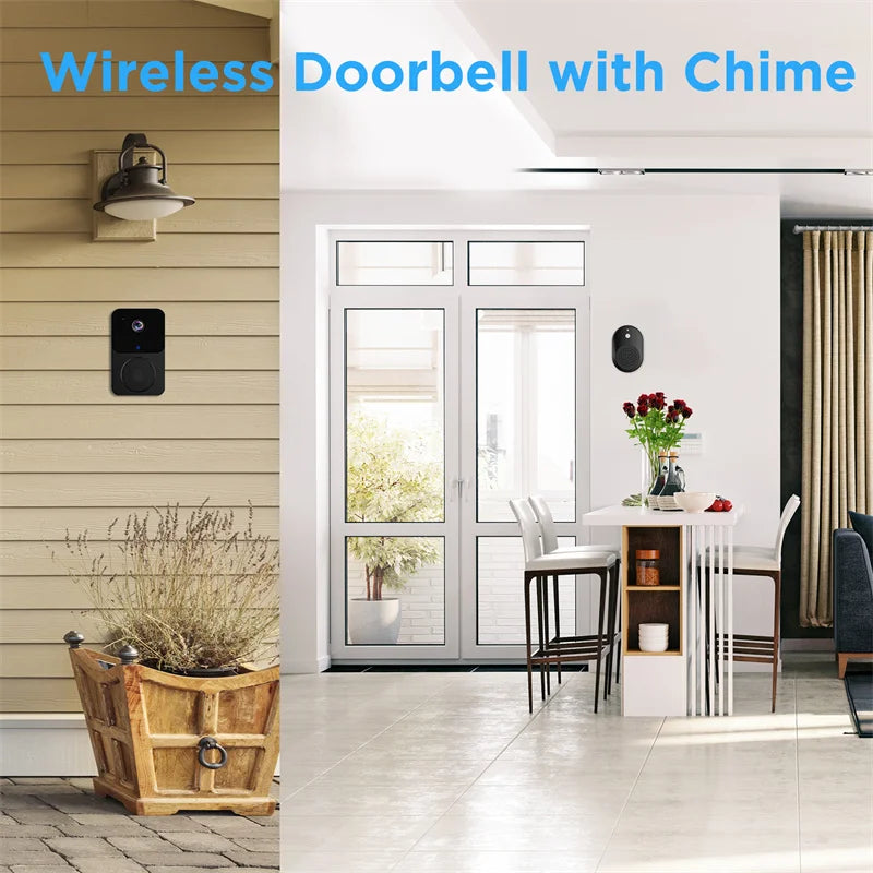 High Quality Factory Price Tuya APP 1080P Wireless Home Security Doorbell Intercom Waterproof 2.4GHz Wifi Video Doorbell