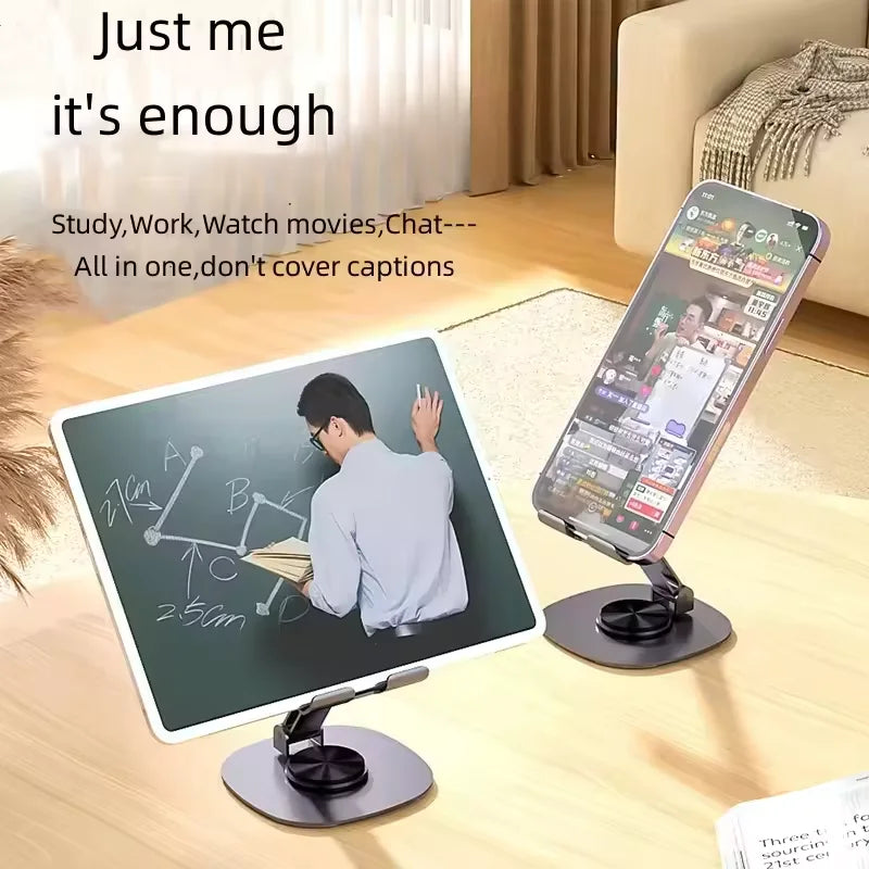 New Design Holder Cradle Stand Mobile Phone Desk Stand Anti-slip 360 Rotating Metal Mobile Phone Holders for All Phones