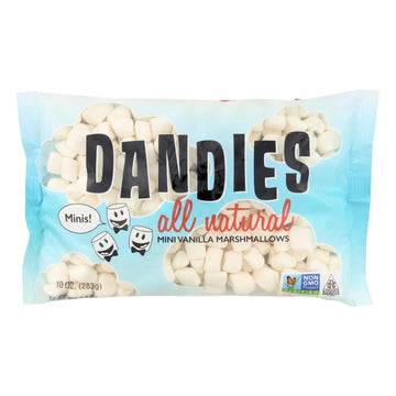 UD2 Dandies Classic Vanilla Air Puffed Mini Marshmallows Case of 12-10 oz Dessert Confectionery