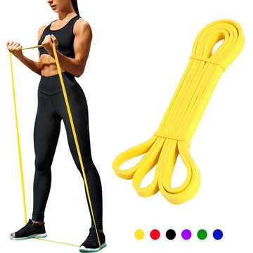 High Quality Latex Rubber Long Pull up Assistant Resistance Fitness Bands Gym Workout Bands Sports Equipment Strength Training