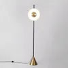 Nordic Minimalist Metal Floor Lamp H175cm Round Shade Living Room Bedroom Modern Luxury Hotel Industrial Chic Reading Lamp