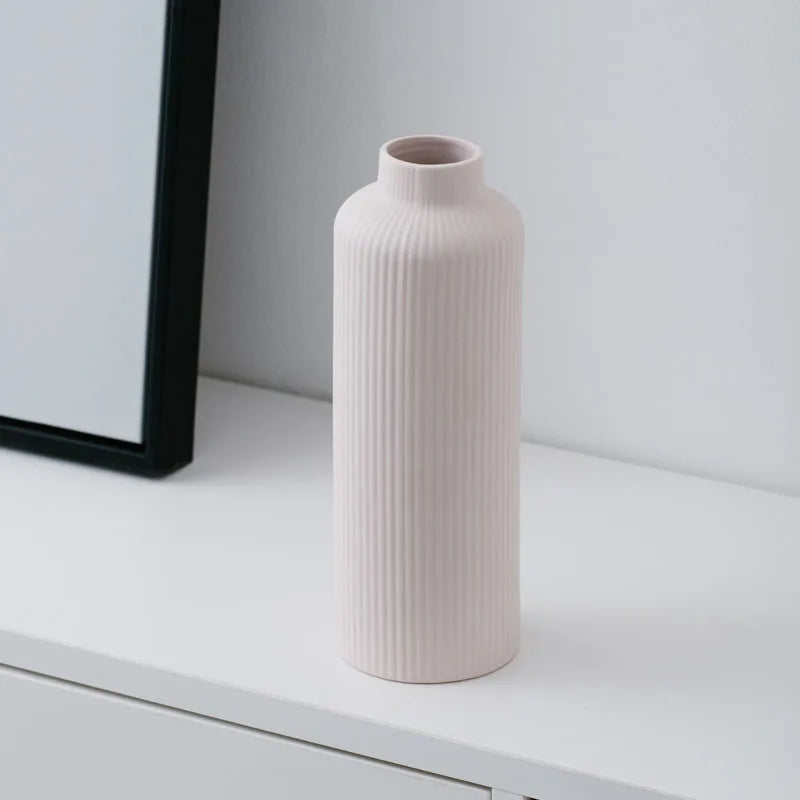 YBH Home Decor Striped Table Porcelain Vases High Demand Import Products Ceramic Vase Home Decor Vases Import From China