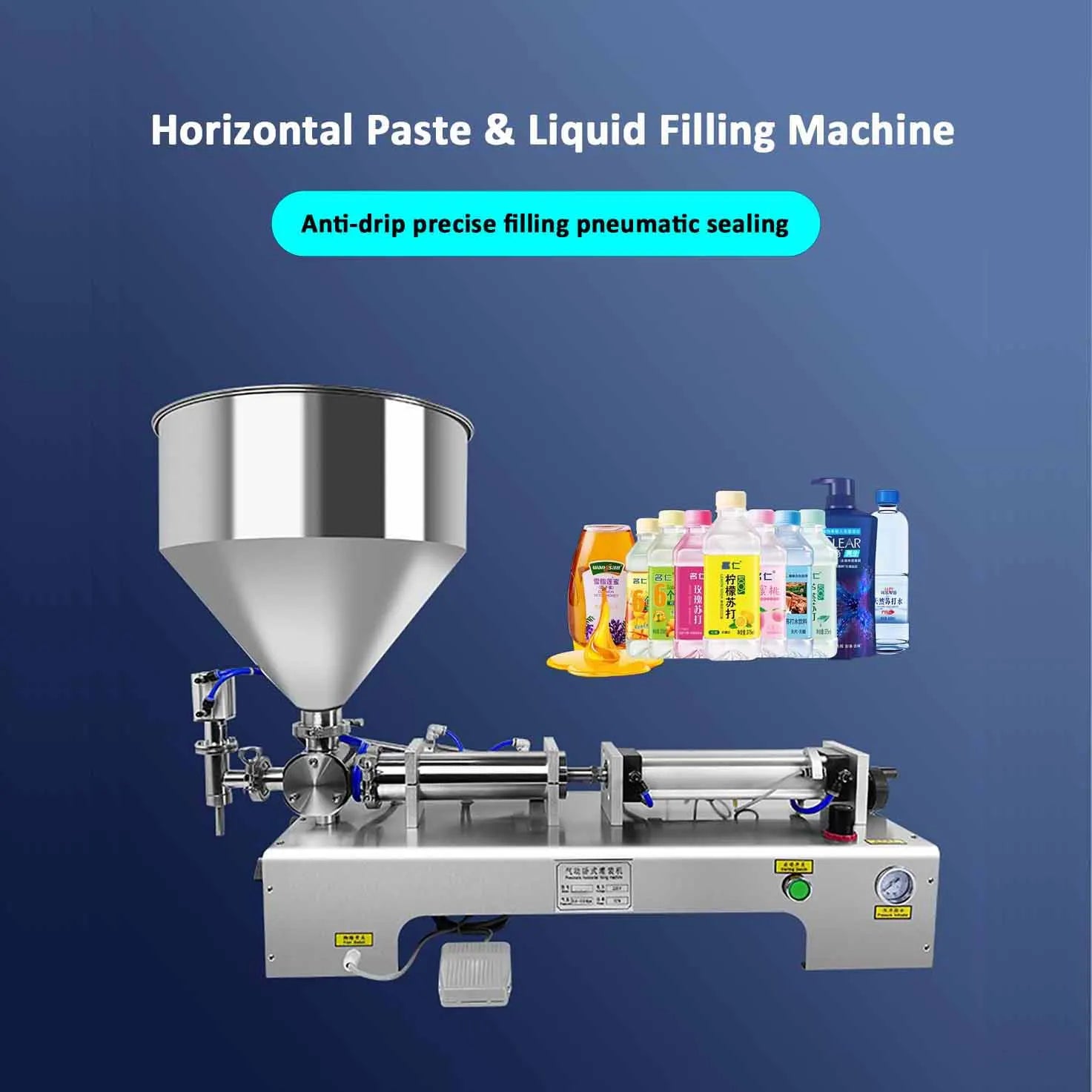Hot Sale Easy Cleaning Cosmetics Packaging Machine Single Dosing Thick Cream Filler Shea Body Butter Filling Machine