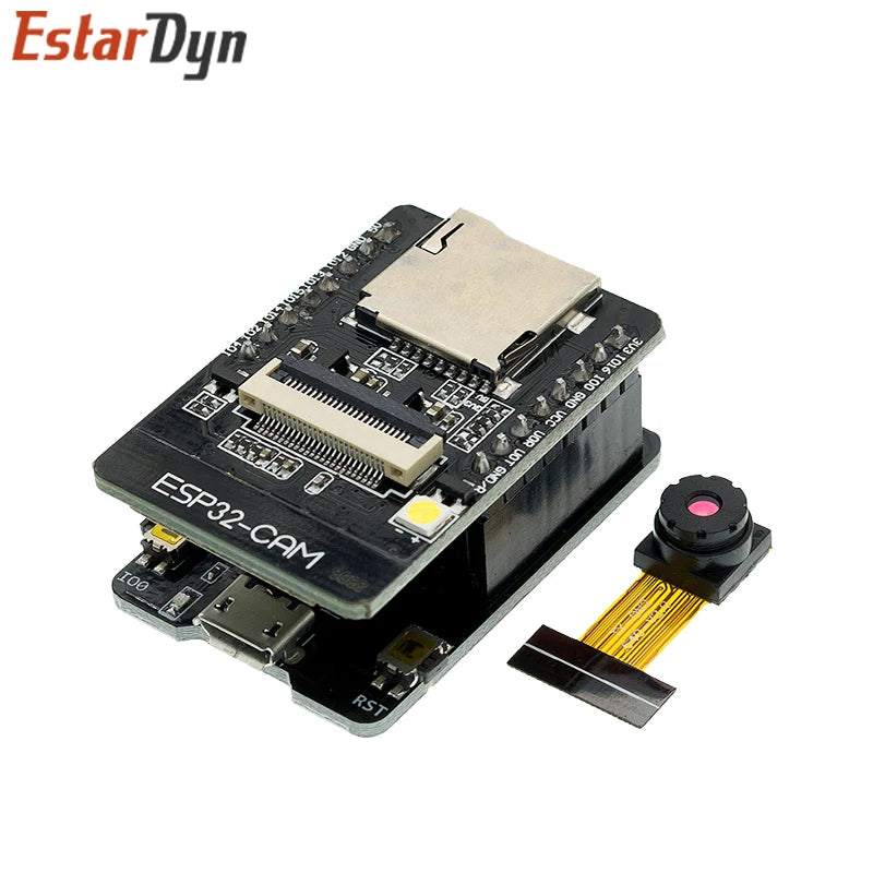 ESP32-CAM ESP32-CAM-MB MICRO USB ESP32 Serial to WiFi ESP32 CAM Development Board CH340 5V Bluetooth OV3660 / OV2640 Camera