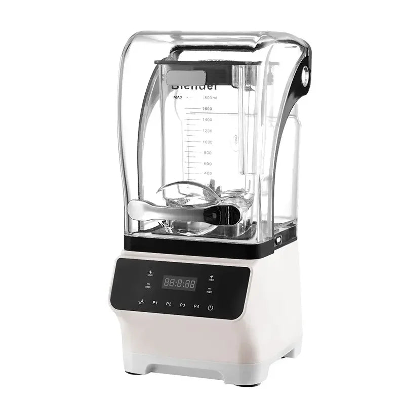 1.8LCommercial ANS-2280C EN 220V Silence Commercial Sound Proof Blender Digital Strong Blender Professionnel Blender