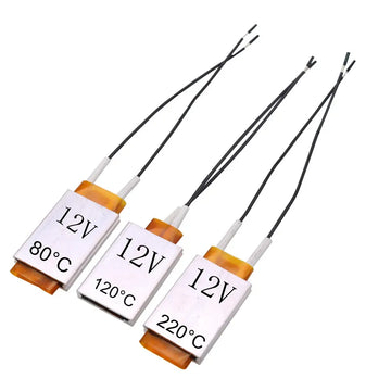 PTC Heating Element Hair Dryer Accessories Curlers Heater 80-220 Degrees Celsius Ptc Heaters 12V Applicable Miniature Heating