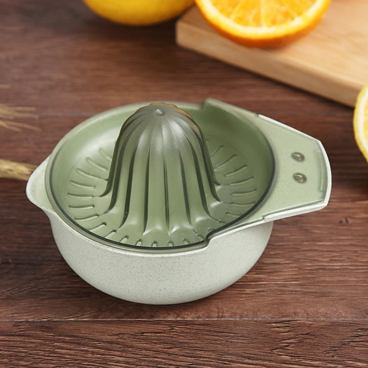 Kitchen Gadgets Free Wheat Fiber Baby Fruit Puree Maker Citrus Hand Press Mini Orange Manual Juicer Plastic Lemon Lime Squeezer