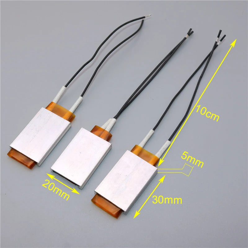 PTC Heating Element Hair Dryer Accessories Curlers Heater 80-220 Degrees Celsius Ptc Heaters 12V Applicable Miniature Heating