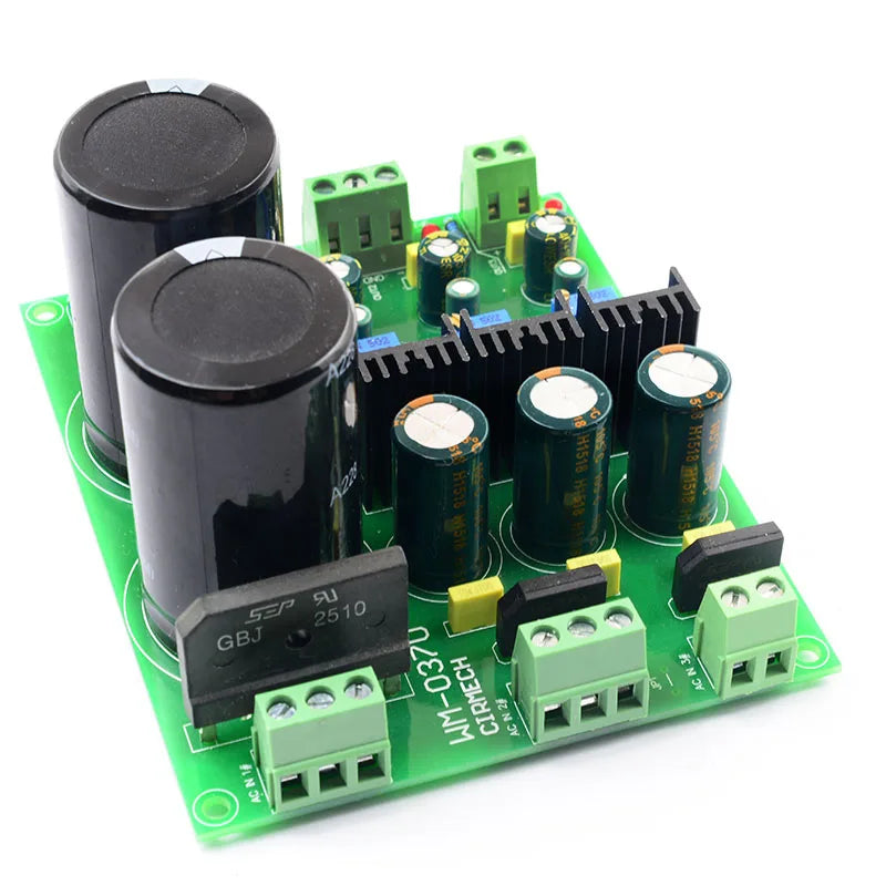 CIRMECH Rectifier filter power board LM317 LM337 multi-channel adjustable rectifier regulator filter power module for amplifiers