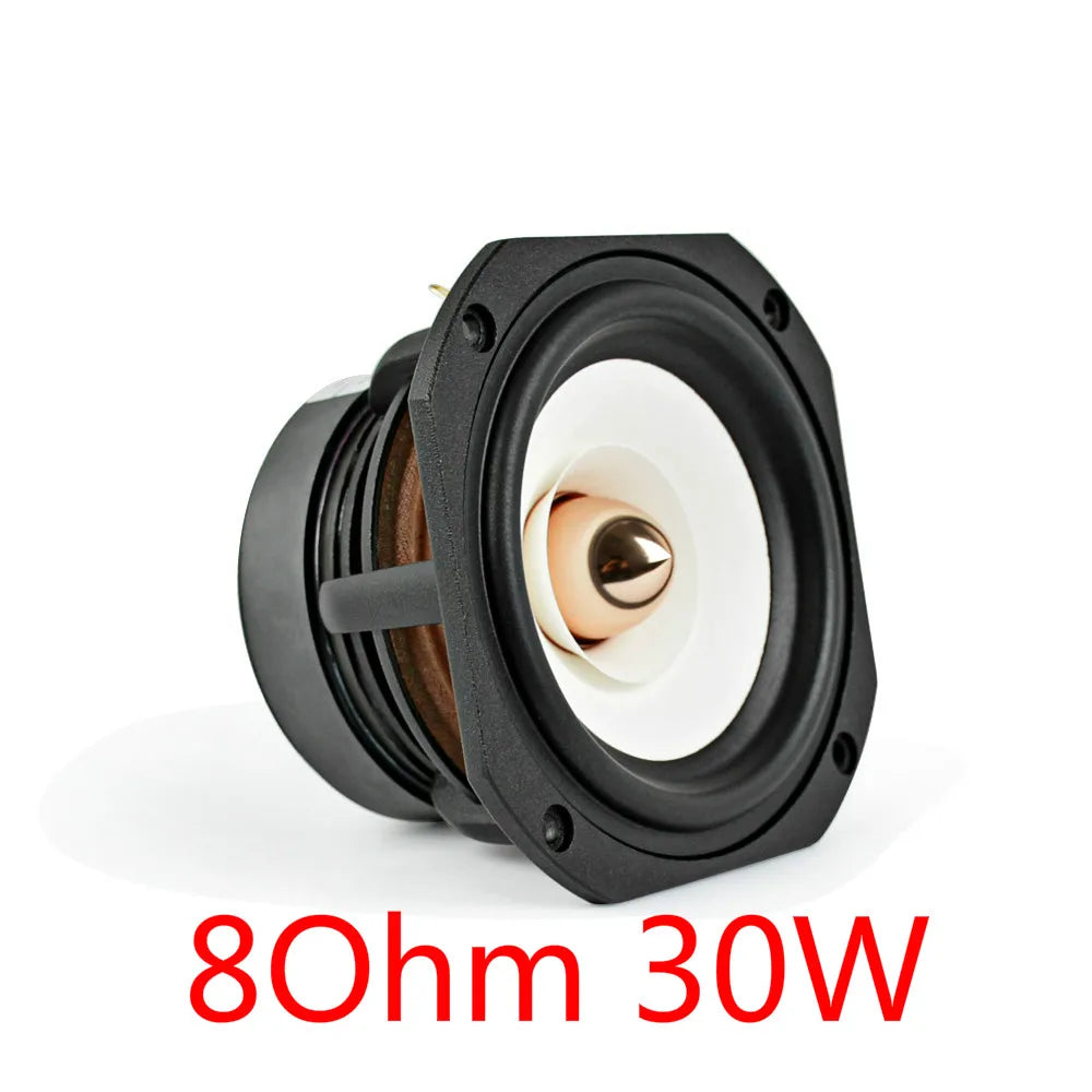 AIYIMA 1Pcs 4 Inch Full Range Speaker 4 8 Ohm 30W HIFI Treble Mediant Bass Loudspeaker Desktop Bookshelf Audio Sound Speaker DIY