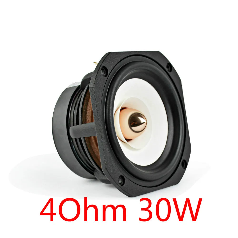 AIYIMA 1Pcs 4 Inch Full Range Speaker 4 8 Ohm 30W HIFI Treble Mediant Bass Loudspeaker Desktop Bookshelf Audio Sound Speaker DIY