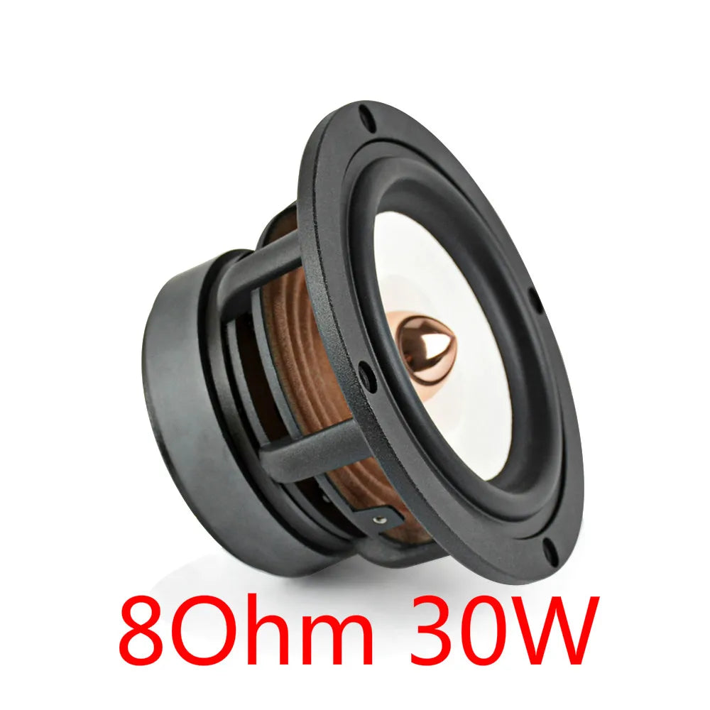 AIYIMA 1Pcs 4 Inch Full Range Speaker 4 8 Ohm 30W HIFI Treble Mediant Bass Loudspeaker Desktop Bookshelf Audio Sound Speaker DIY