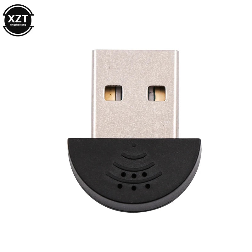 Super Mini USB 2.0 Microphone Portable Studio Speech MIC Audio Driver Free for Laptop/Notebook/PC/MSN/Skype USB Adapter