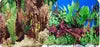 Aquarium Background Poster Fish Tank Double SIDE Coral Rock Landscape Poster Wall Decor 30cm-100cm