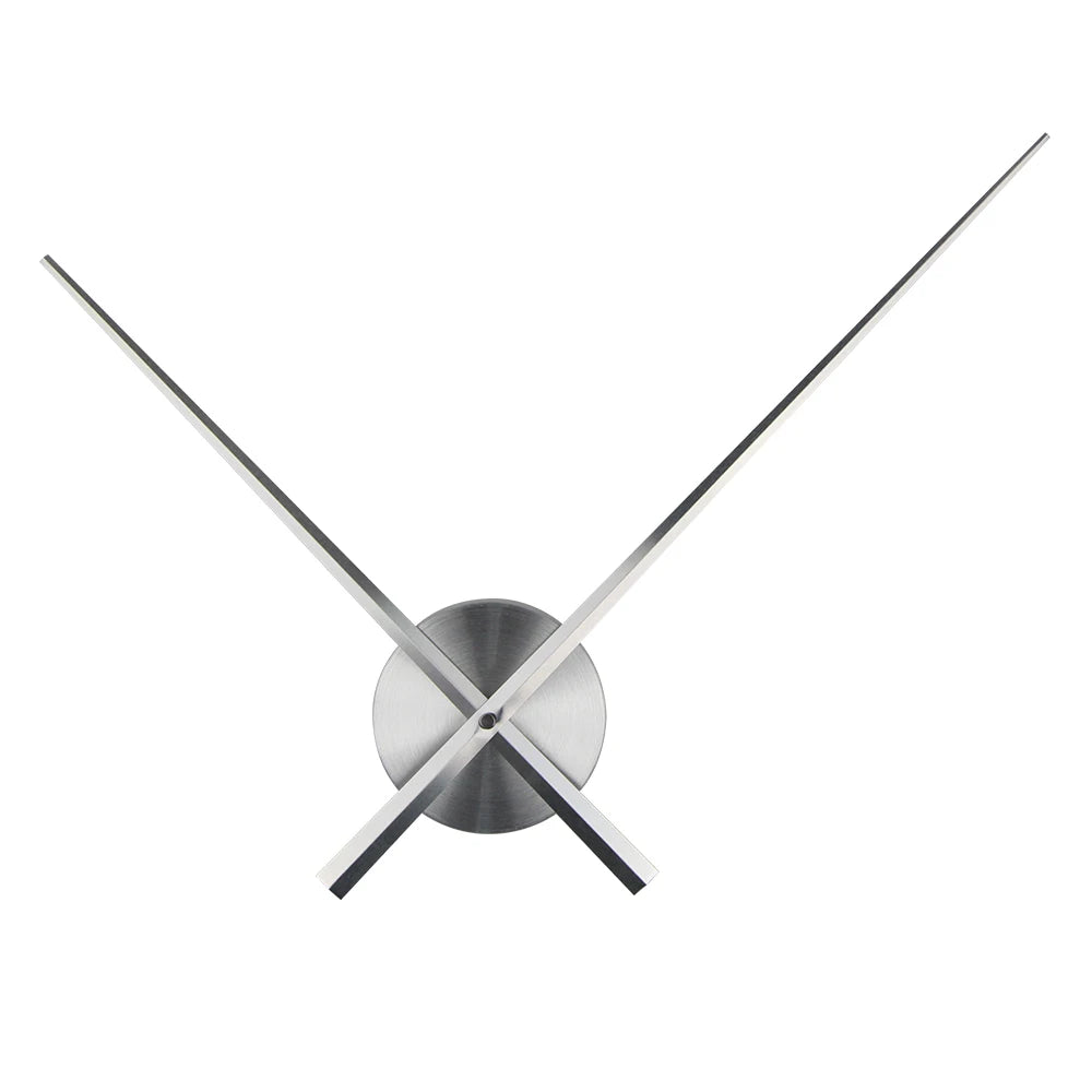 ATOMIC Wall Clock Mirror Wall Sticker Clocks Home Decor Quartz Modern big size clock with 3D Roman Numbers and long hands