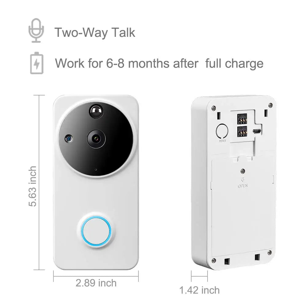 Home Wireless Video Doorbell Smart Door Bell With Camera/Tuya Smart Wifi Video Doorbell