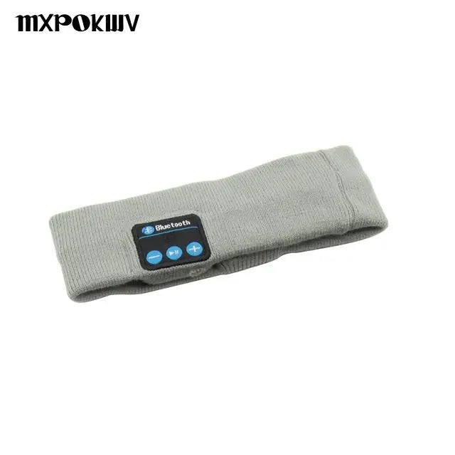 Wireless Stereo Bluetooth 5.4 Headphones Running Sleeping Earphone Headset Knit Sports Music Headband With MIC 200mah Battery
