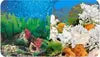 Aquarium Background Poster Fish Tank Double SIDE Coral Rock Landscape Poster Wall Decor 30cm-100cm