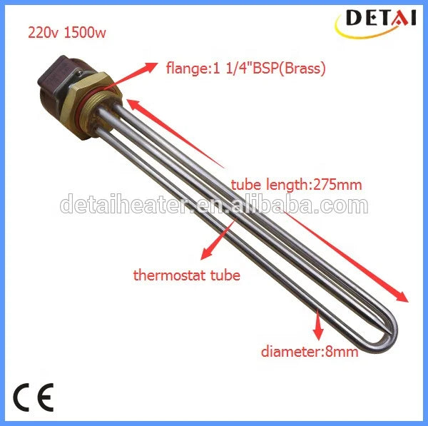Electric Heating Element Manufacturers With Most Competitive Price of Electric Heating element With Thermostat in stock