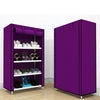 50 Pair Portable Fabric Shoe Rack Organizer Cabinet for Store Steel Double Layer Shoes Foldable Matel Shelf for Home Modern