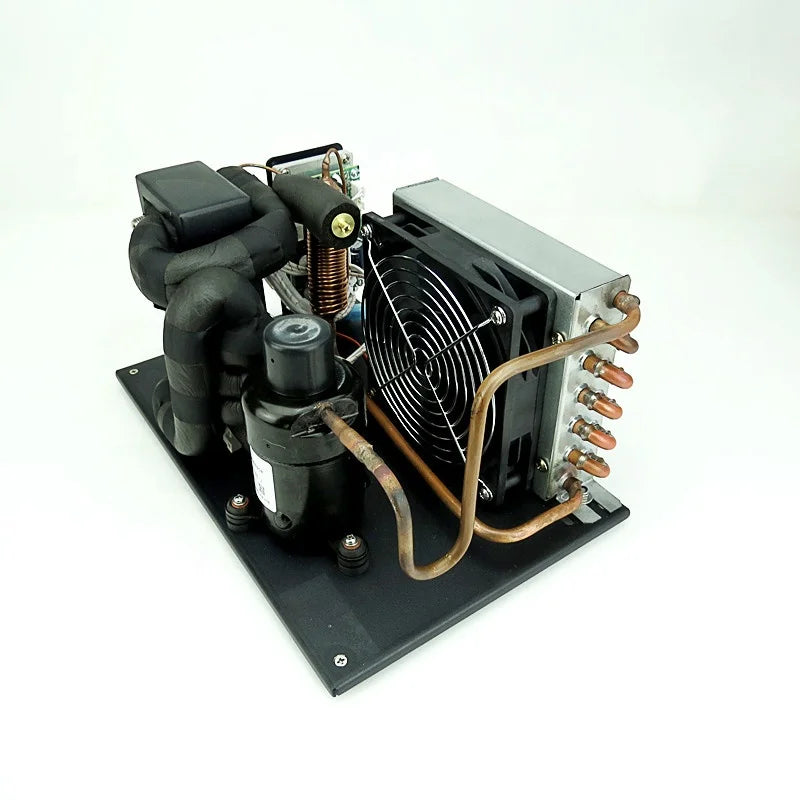 FS R134a DC 12v24v 48v 200w 300w 400w Water Cooled Mini  Water Chiller  System  Unit for Lab Electronic Laser PC Liquid Cooling