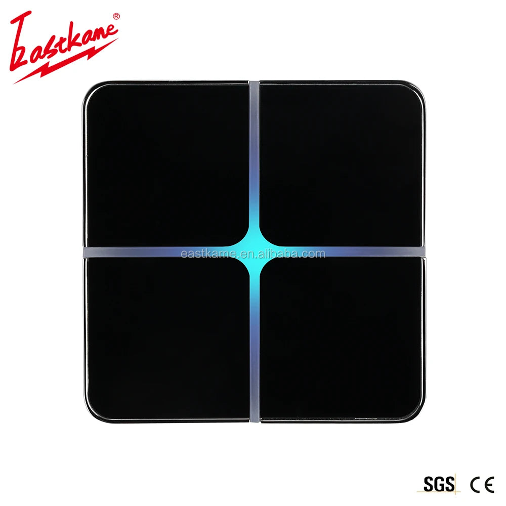 Knx Smart Light Switch for Home Automation Wifi or Mobus Touch Metal Panel for Wall Switches Stylish Design for Modern Home
