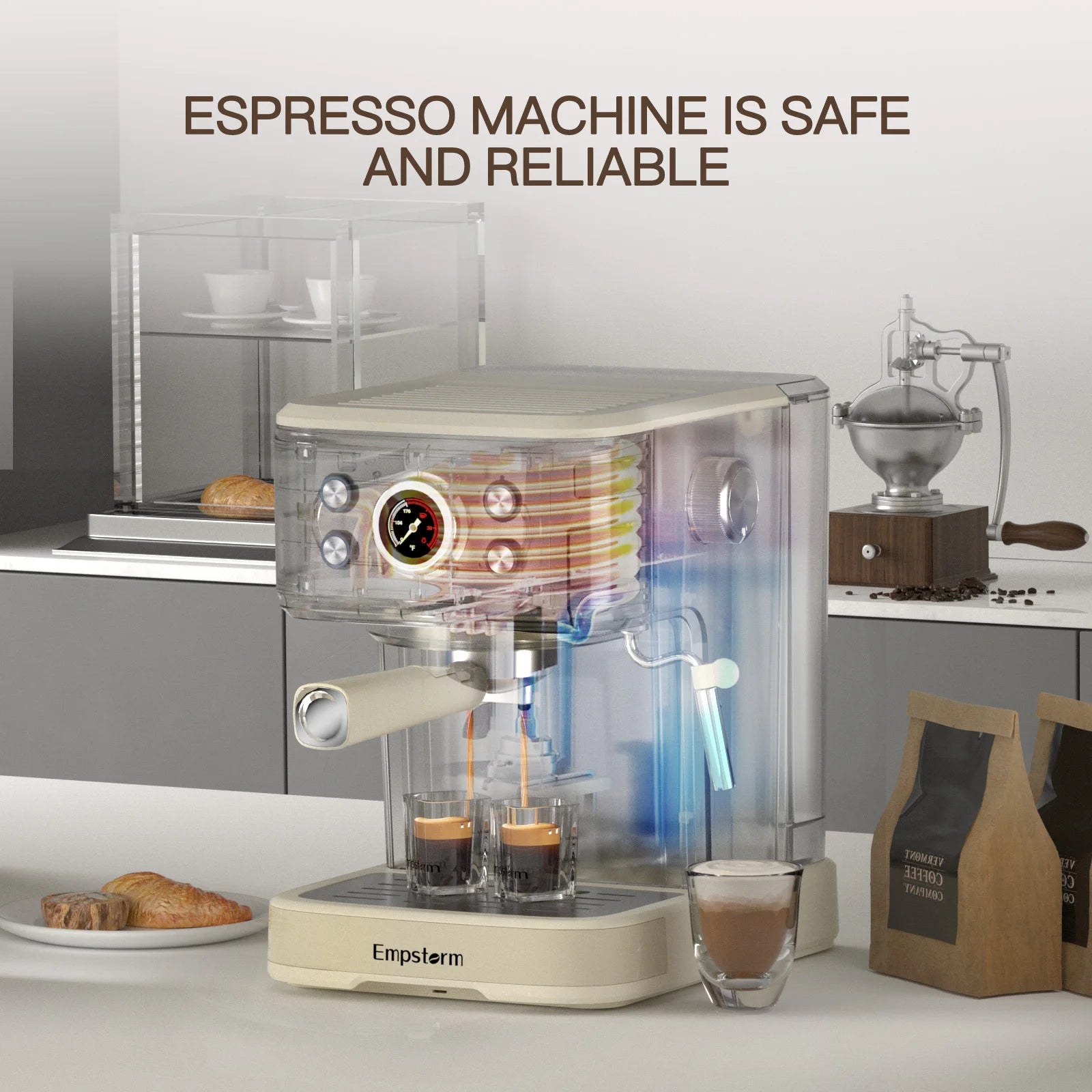 Empstorm 2024 Popular Design Commercial Professional Home Appliances Nespresso Capsule Coffee Makers Machine for Sale Now