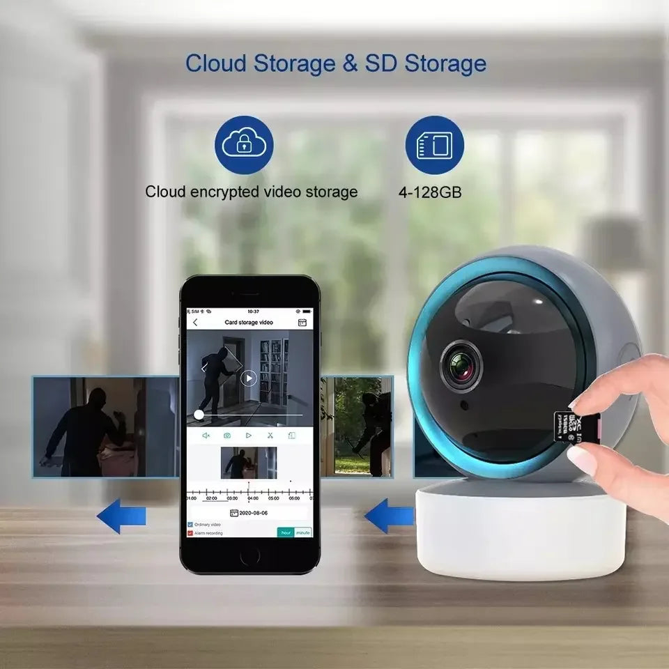 Sunisee 1080P Wireless Network Baby Camera Indoor Security Home 2mp Two Way Audio Easy Installation Wifi Ptz Mini Cameras