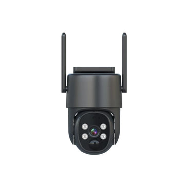 Intelligent Solar Energy 4MP Ip Dome Camera Ptz Pan/Tilt PIR Detection IP65 Waterproof Network Security Camera System