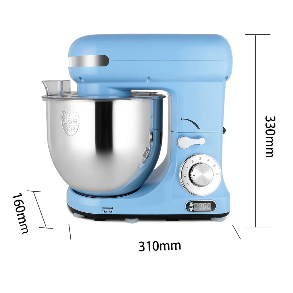 Home Stand Mixer 600W 6QT Cake Bread Dough Mixer Planetary Electric Home Kitchen Appliances Food Mixer
