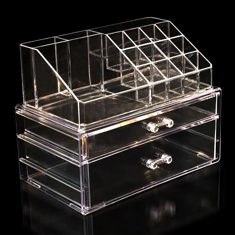 Cosmetics Beauty Supplies Acrylic Makeup Box Lipstick Jewelry Hair Accessories Makeup Brush Organizer Storage with Drawers