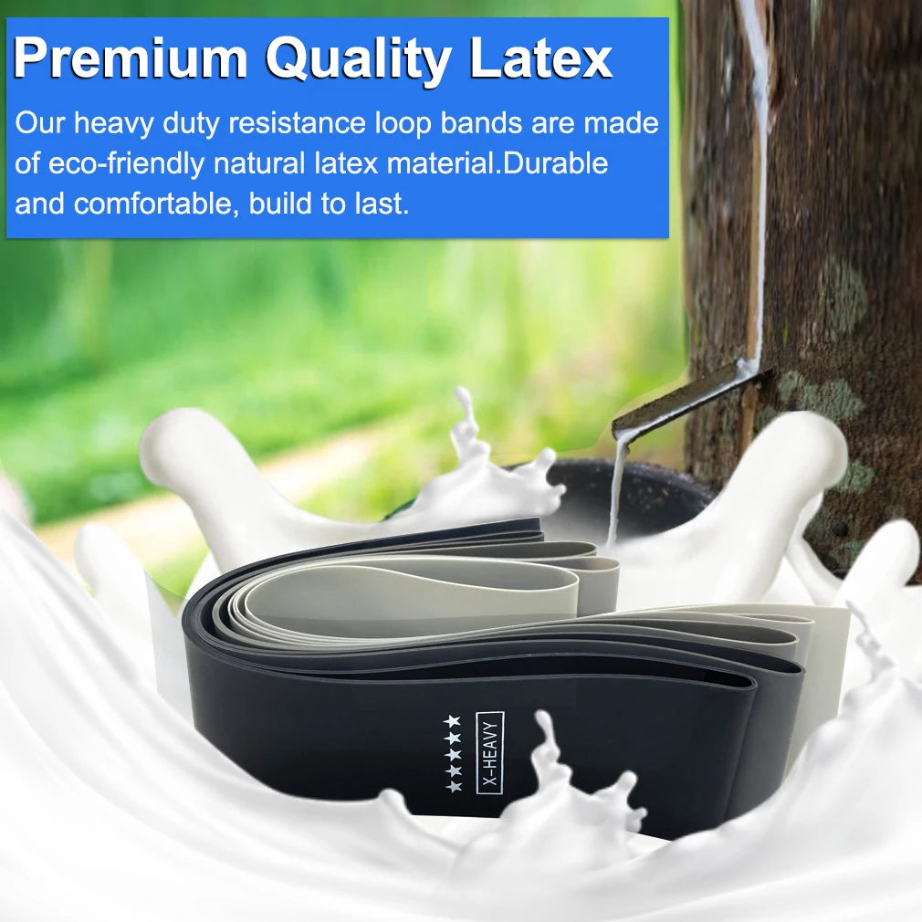 2024 Wholesale Zakerda Elastic Fitness Bands Set Training Pink Latex Loop Exercise Resistance Bands Set Gym Yoga Sport Workout