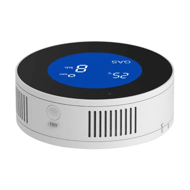 Tuya Wifi Smart Natural Gas Alarm Sensor With Temperature Function Combustible Gas Leak Detector
