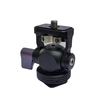 Snail Camera Monitor Adapter 180 Adjustable Damping Tilt Bracket Compact Metal Stabilizer Mount for DSLR Camcorder Accessory