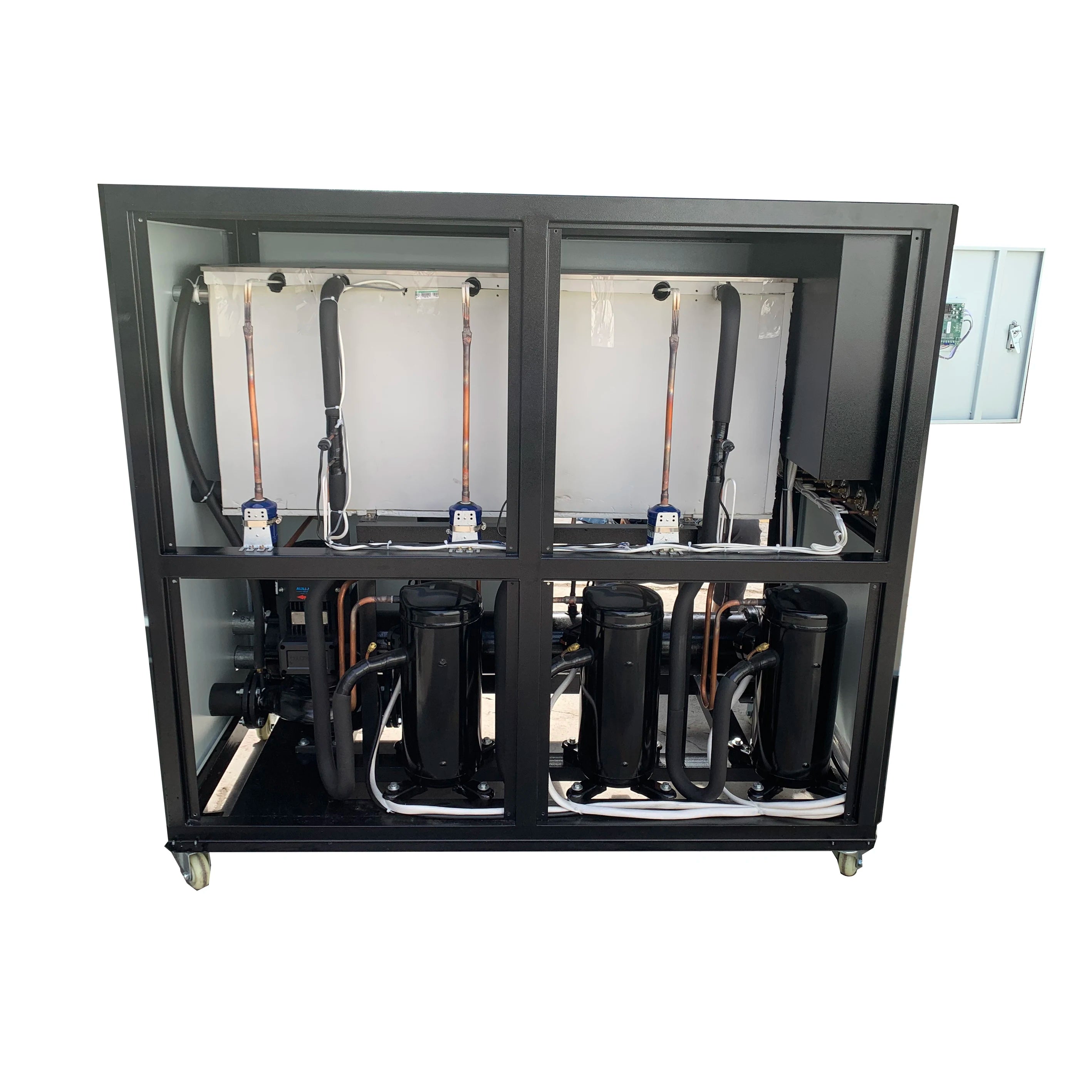 Industrial Plastic Processing Automatic Water Cooling Chiller with High Efficiency Pump and Motor 15.08kW Cooling Capacity