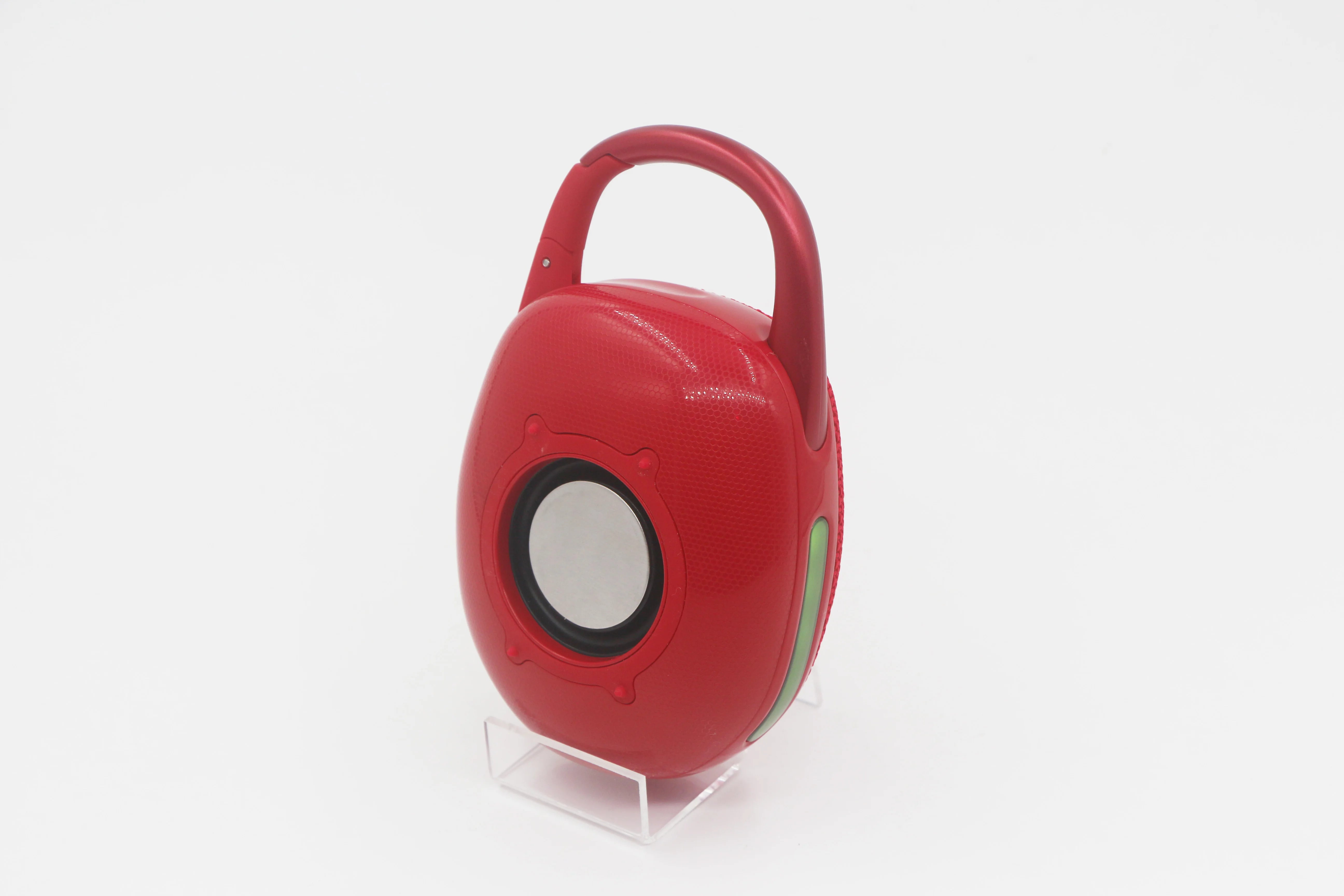LED Flashing Light TG-447 Wireless Speaker 1200mah 5W Speaker Portable Mini Loudspeaker with Hook Blue Tooth TWS TF FM AUX USB
