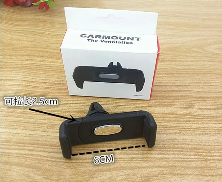 2025 Drop Shipping Factory Cheap Air Vent Clip Mount Car Mobile Phone Holder Holders 360 Degree Cell Stand Support for Car Auto