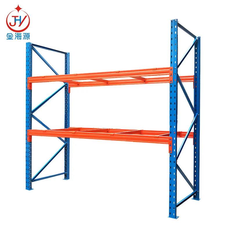 Durable Steel Racking Systems Metal Shelves for Safe and Organized Pallet Metal Storage Rack in Industrial Spaces