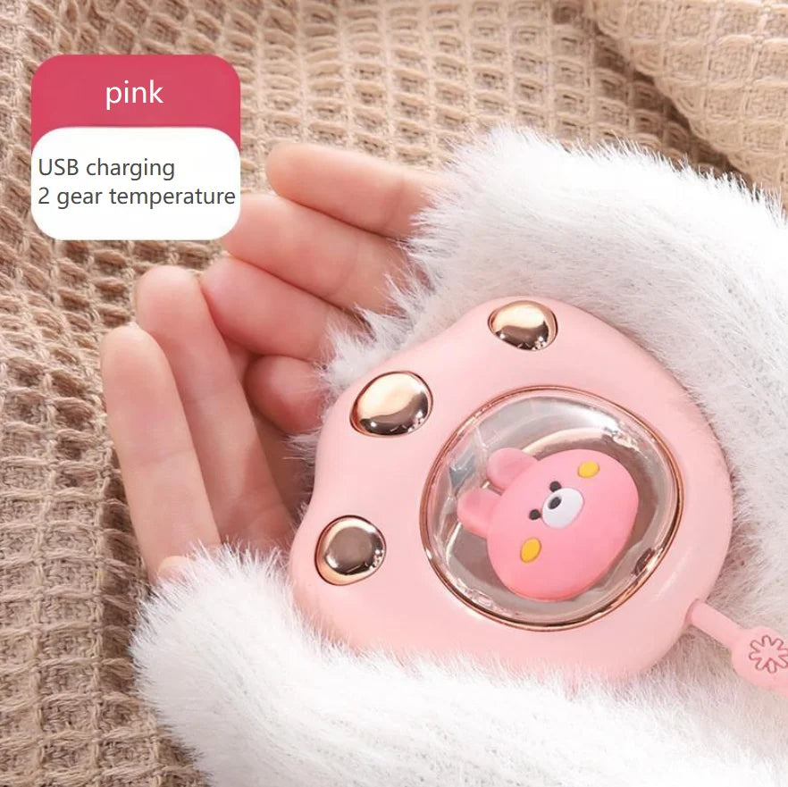 2IN1Hand Warmers Hot Selling Rechargeable Electric  Portable Pocket Heater 3 Levels Heating for Outdoor Sports Tech QS1