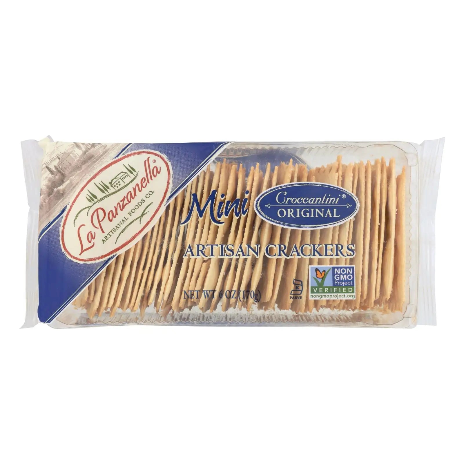 UD2 Lapanzanella Mini Croccantini Original Case of 12 6 Oz Grain Snacks