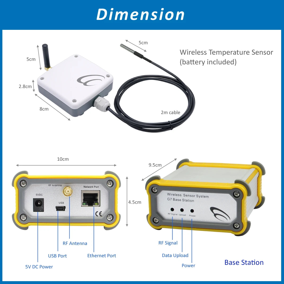 Temperature Thermostats Digital Temperature Sensor Meter Smart Data Logger Fridge Temperature Monitor System