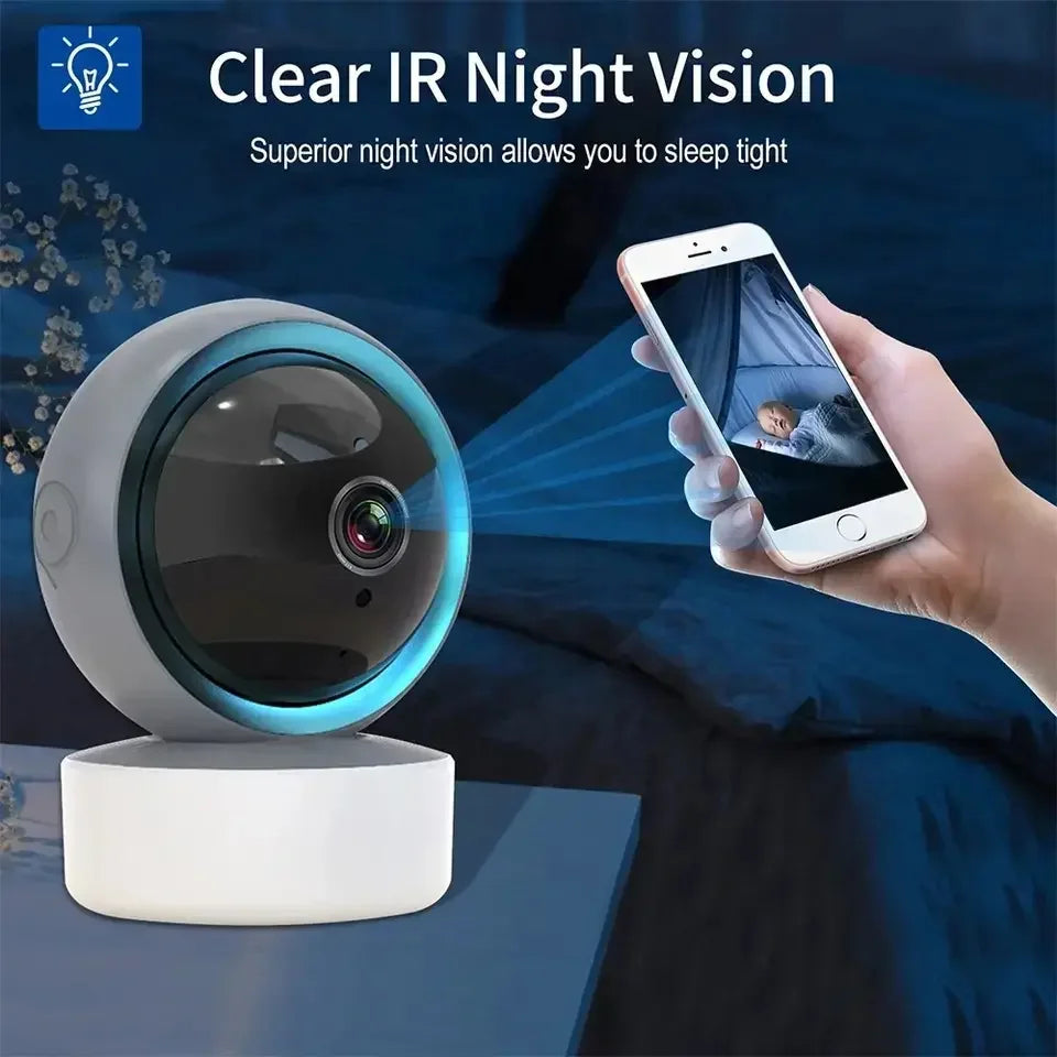 Sunisee 1080P Wireless Network Baby Camera Indoor Security Home 2mp Two Way Audio Easy Installation Wifi Ptz Mini Cameras