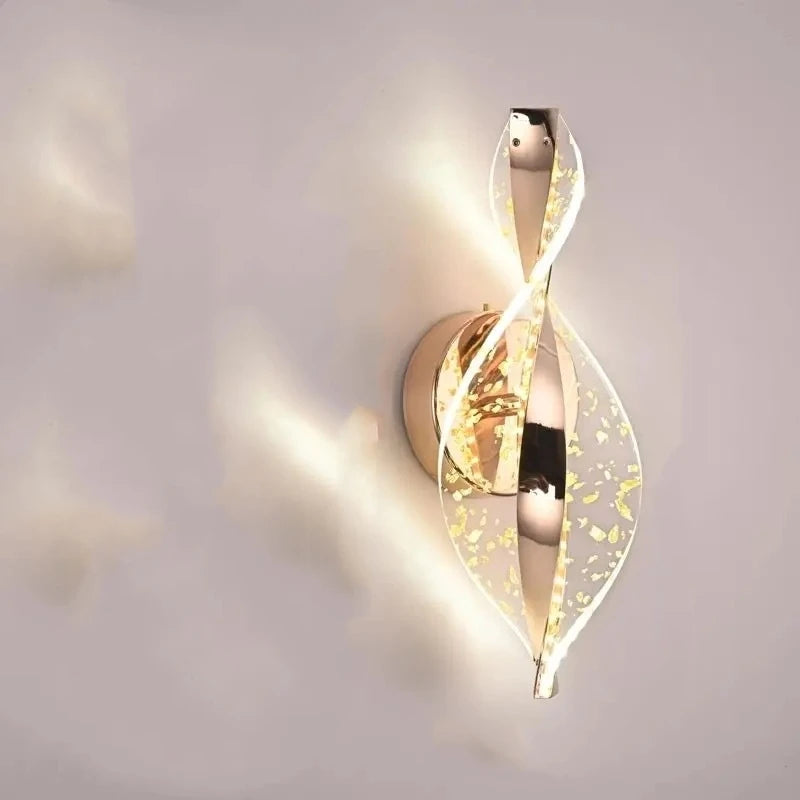 Minimalist Modern Bedside Lamp Creative Bedroom Living Room Nordic Led Ultra Bright Aisle Background Wall Light
