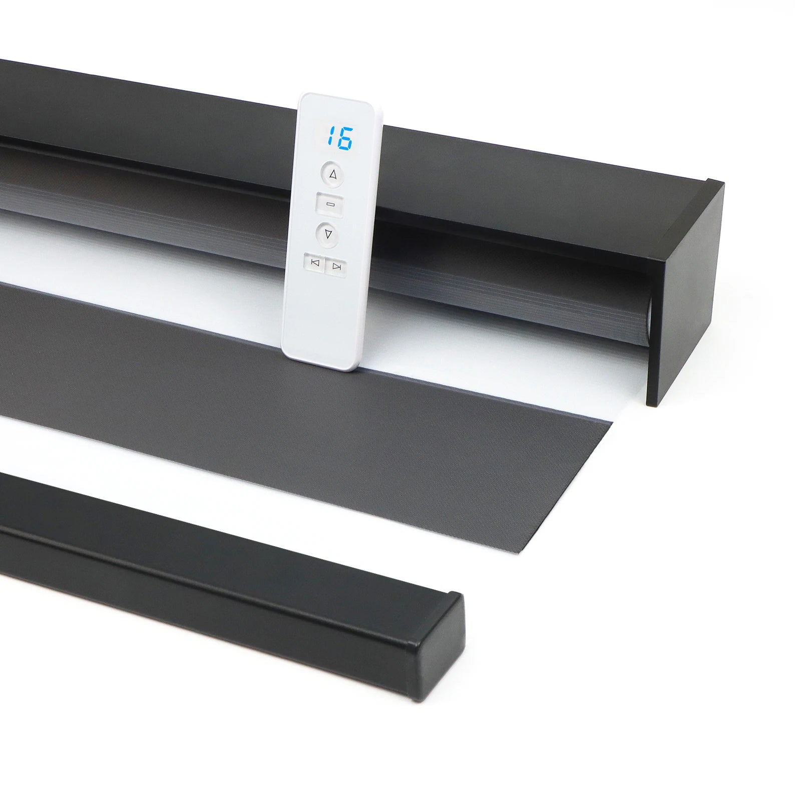 Bluetooth Smart Motorized Blackout Shades for Home Office Voice & Remote/App Controlled Roller Blinds with Safety Features