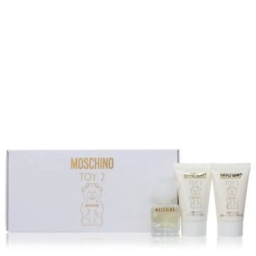 UD2 for Moschino Toy 2 for Women Gift Set .17 oz Mini EDP Spray .8 oz Body Lotion .8 oz Shower Gel Premium Perfume Set
