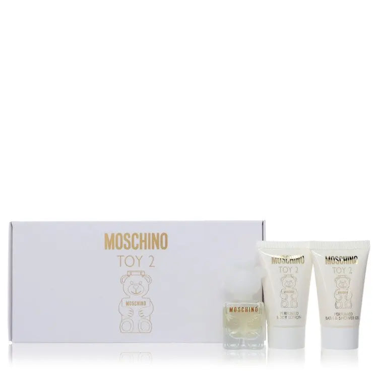 UD2 for Moschino Toy 2 for Women Gift Set .17 oz Mini EDP Spray .8 oz Body Lotion .8 oz Shower Gel Premium Perfume Set