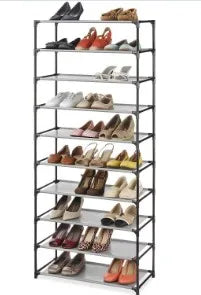 Adjustable Foldable Modern European Metal Living Room Entry Shoe Rack Home Furniture