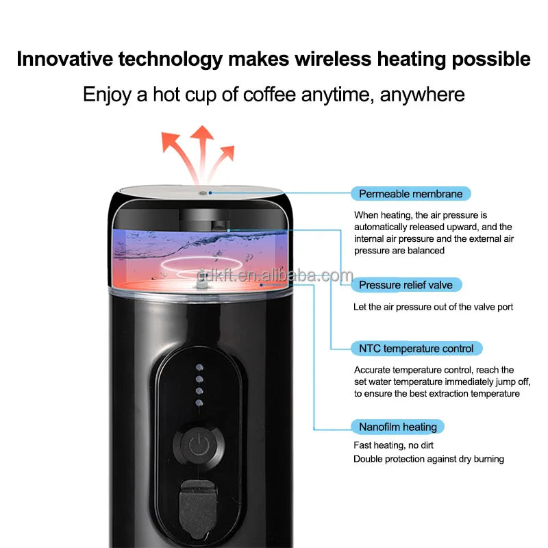 Factory Mini Automatic Espresso Electric Portable Coffee Makers Car USB Coffee Machine High Quality Travel 12 Business Services