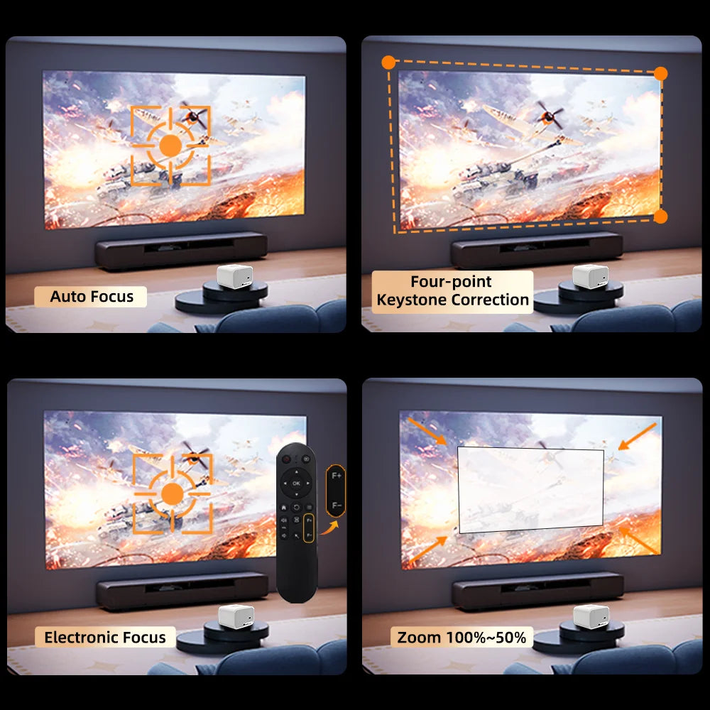 Everycom H5 Pro  Full Hd Led Android 12  Projector Cinema   Smart  Led Video 1080p 4k Projector